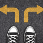 Image depicting a choice of going one direction or the other